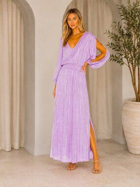 Sundress Laura Dress in Roma Lavender Elegant Maxi Dress Sz XS/S